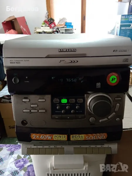 SAMSUNG MAX-N25 AUDIO SD/TAPE/TUNER, може и за части , снимка 1