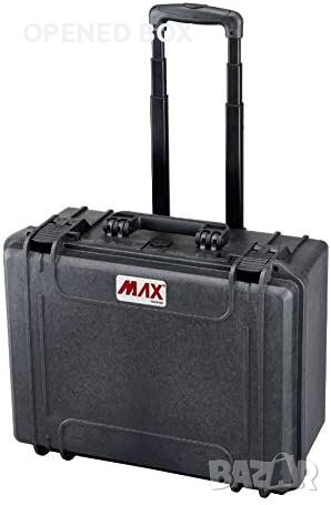 MAX MAX465H220TR Херметичен куфар, черен, 465 x 335 x 220 mm, снимка 1