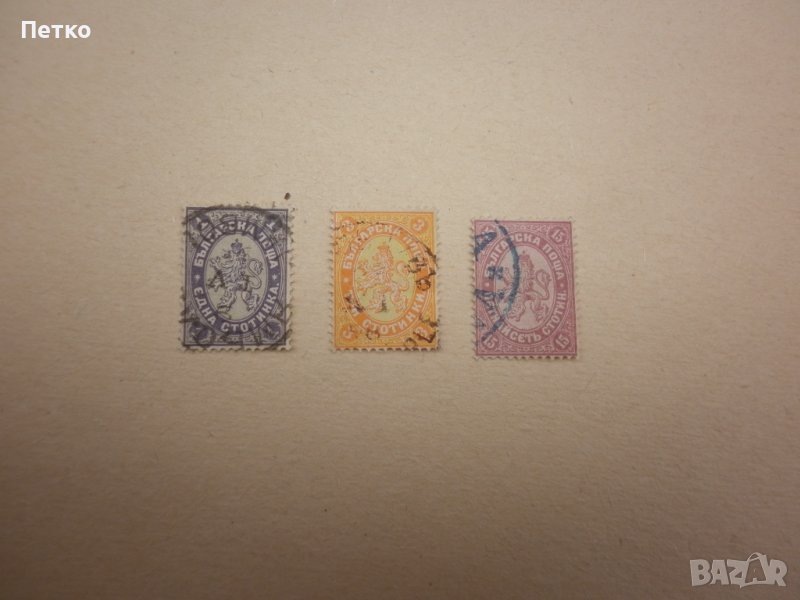 Пощенски марки   България  1882 и 1886 г, снимка 1