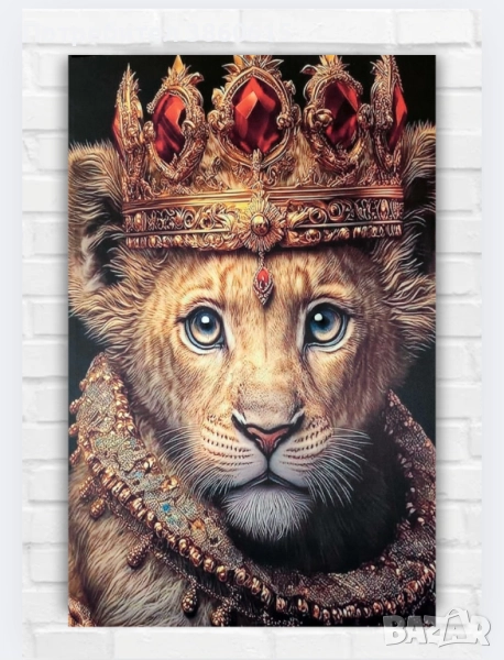 The King - Луксозна светеща картина , снимка 1