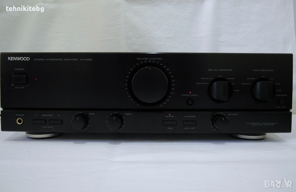 ⭐⭐⭐ KENWOOD KA-4020 ⭐⭐⭐  Хубав и мощен усилвател , 2 х 100/75 вата (4/8 ома), снимка 1
