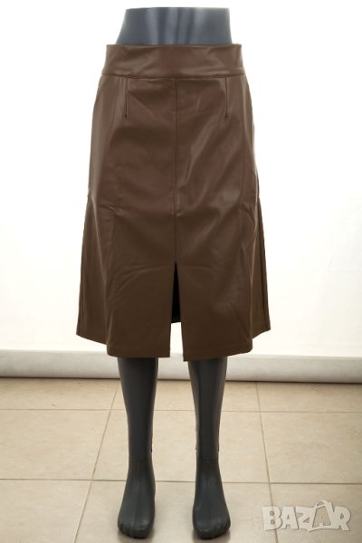 Пола имитация на кожа в цвят капучино Red Square - L, снимка 1