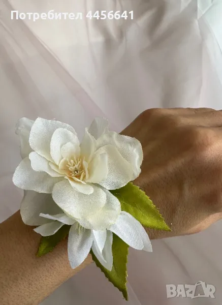 Сватбени бутониери, гривни за шаферки, закичванки, снимка 1