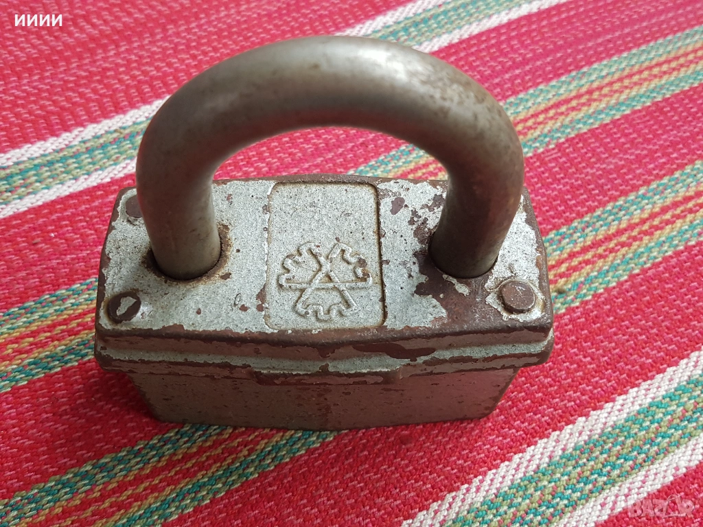 Стоманен касов катинар , снимка 1