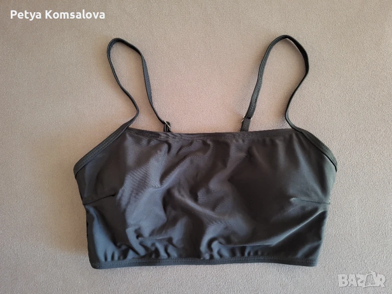 Ново черно горнище на бански, М р-р., снимка 1