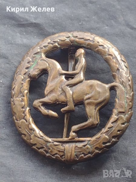 Стара рядка бронзова значка кокарда за КОЛЕКЦИОНЕРИ 39630, снимка 1