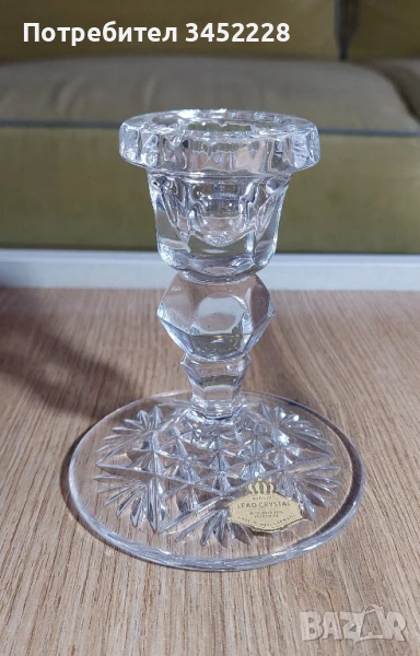 свещник стъкло за ценители , снимка 1