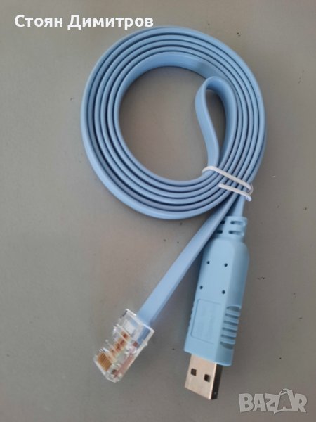Cisco сериен конзолен кабел USB-RJ45, Сonsole cable, снимка 1