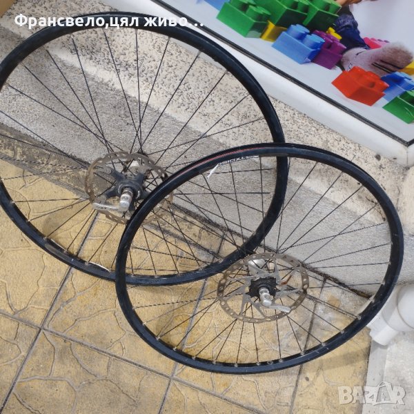 Чифт 26 цола капли за велосипед колело Shimano deore xt с диск център лоок , снимка 1