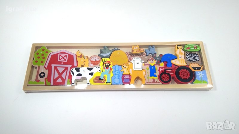 Дървени качествени фигури ФЕРМА / дървени играчки, снимка 1
