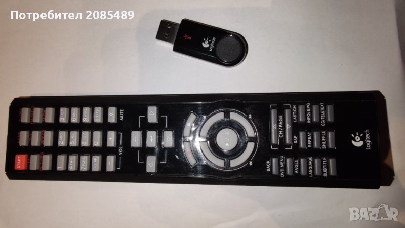 Мултимедийно дистанционно за компютър Logitech UltraX Media Remote, снимка 1