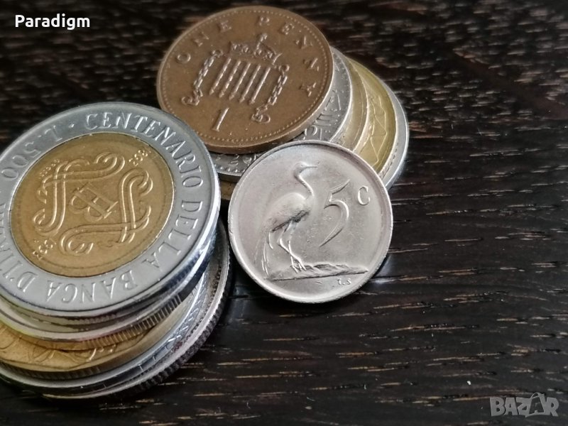 Монета - Южна Африка - 5 цента | 1971г., снимка 1