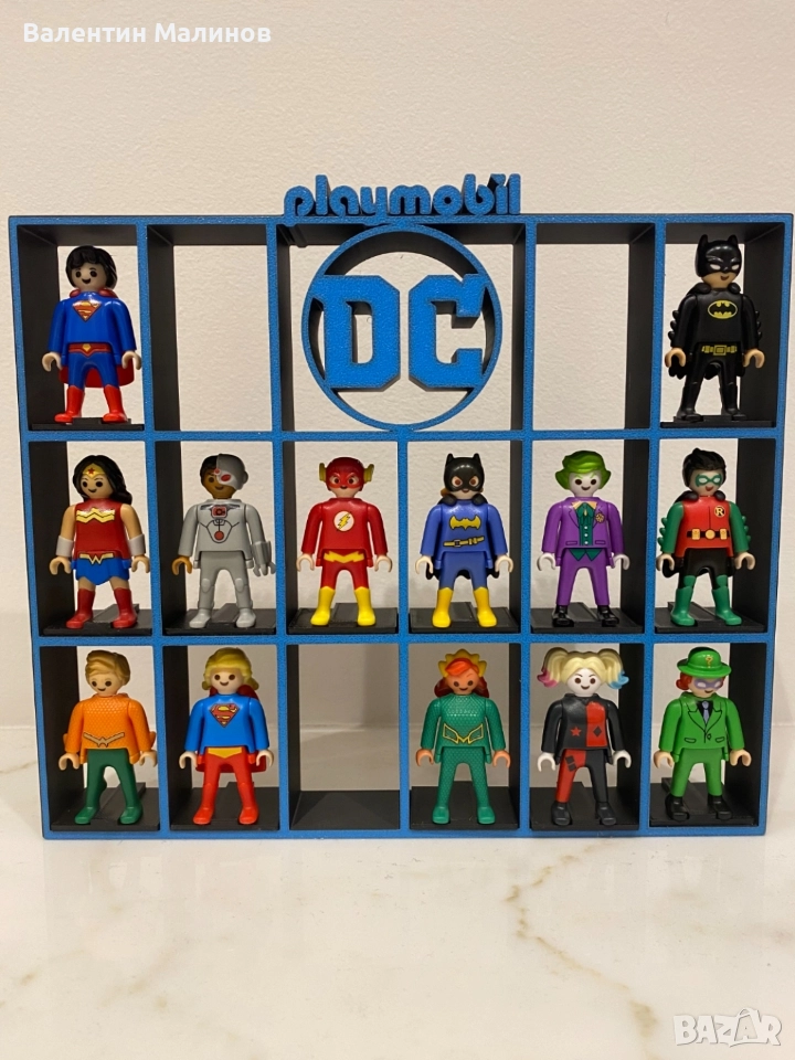 Поставка за Kinder Joy / Playmobil фигурки – DC, снимка 1