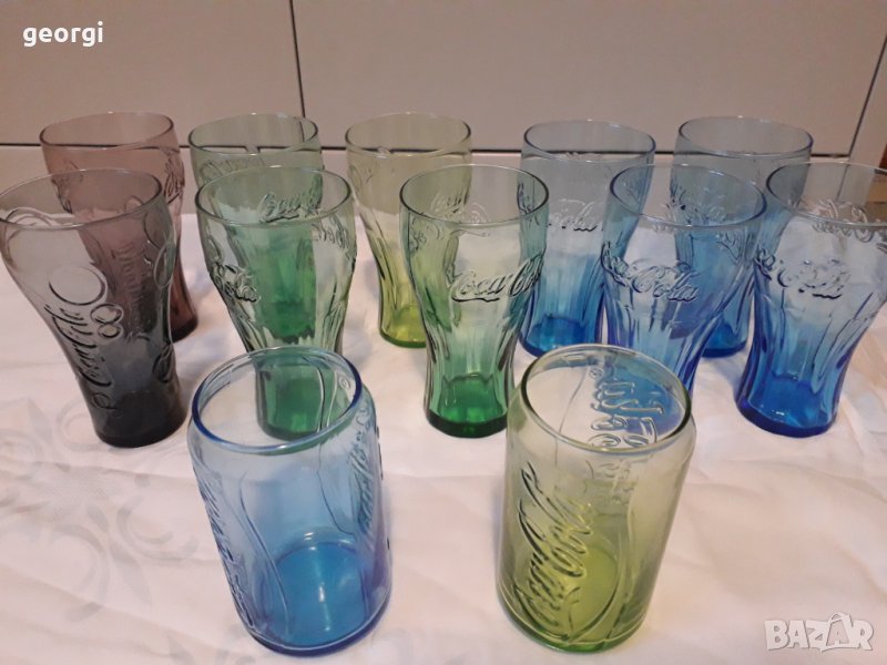 Цветни чаши Coca Cola , снимка 1