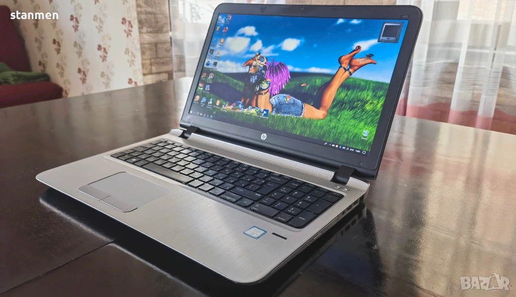 Продавам Гаранционнен лаптоп HP ProBook 450/FullHDмат15.6сКамIPS/4х2.30GhzThr/8gbDDR4/ssd256g+500gb/, снимка 1
