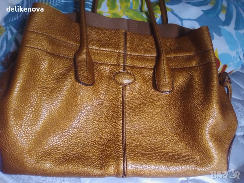 Tod's. Original.  Голям модел кожена чанта, снимка 1