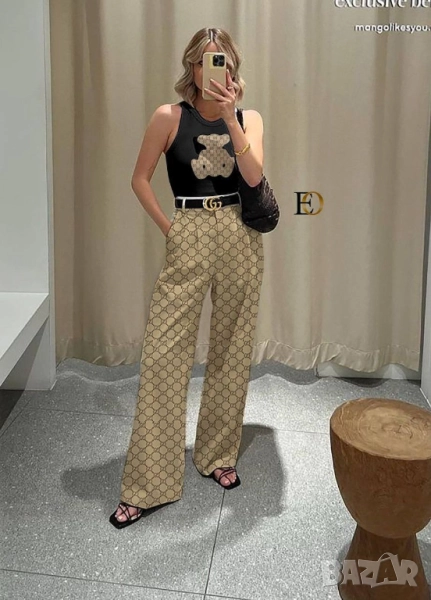 дамски комплект Louis vuitton gucci, снимка 1