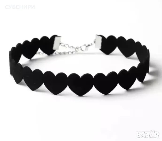 Чокър със сърца , снимка 1