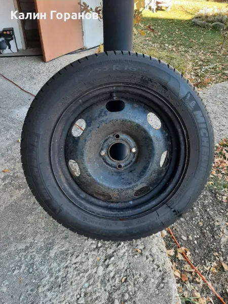 Гума с джанта 215/55/16 за Берлинго и Партнер 16 цола, снимка 1