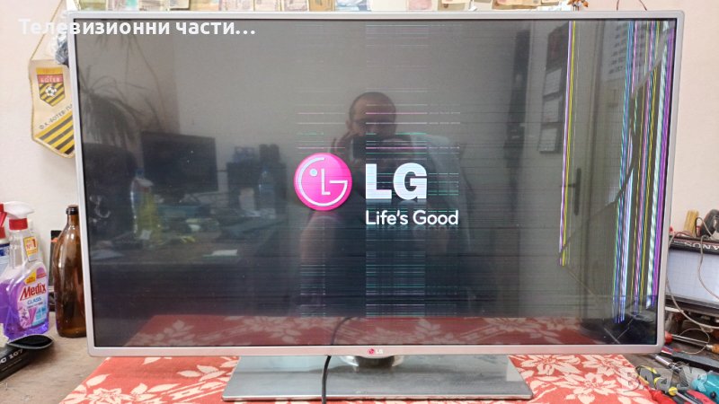 LG 42LB580V със счупен екран-EAX65423701(2.1)/EAX65610905(1.0)/6870C-0480A/LC420DUE(FG)(A4), снимка 1