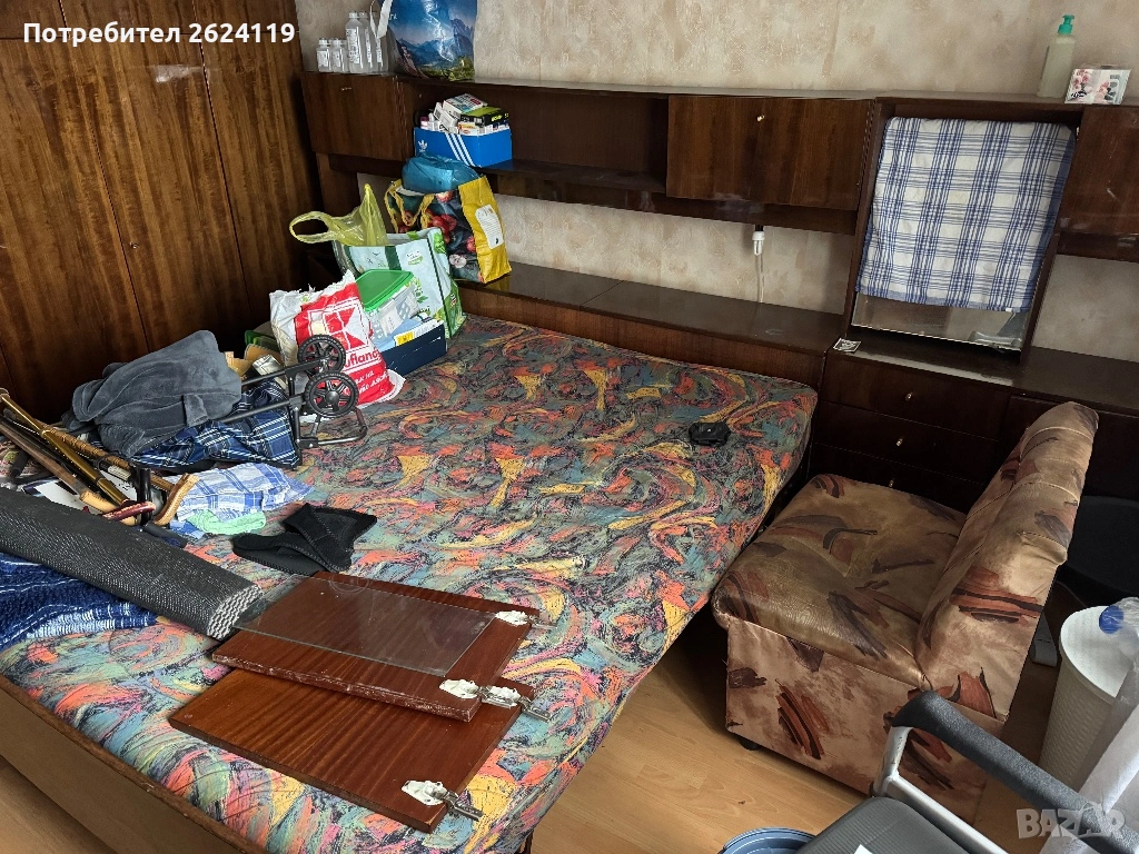 Спалня с матрак за подаряване., снимка 1