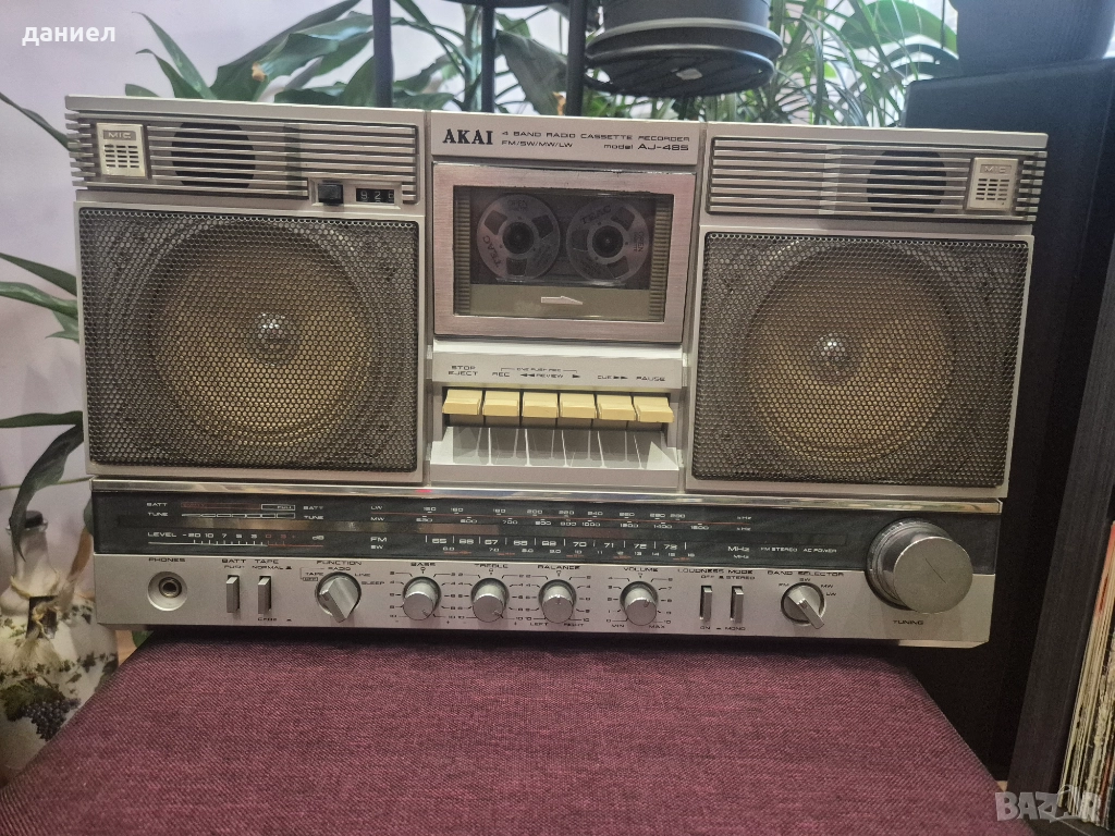 Радиокасетофон AKAI AJ485, снимка 1