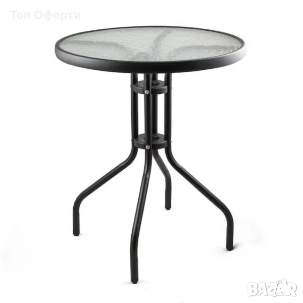 Maca Muhler 60xH74cm, стъклен плот, снимка 1