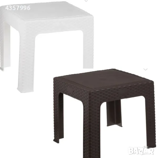 Пластмасова масичка, За балкон, градина, къмпинг, плаж, снимка 1