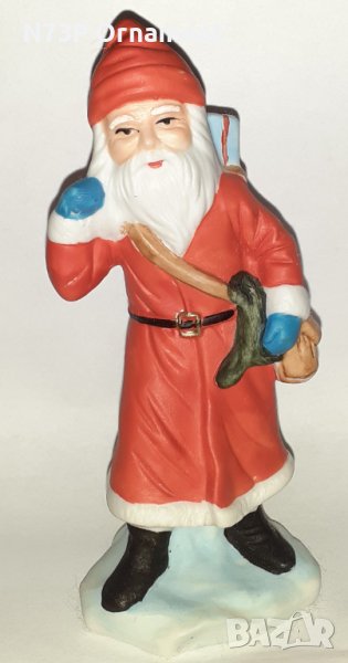 СТАРА ПОРЦЕЛАНОВА ФИГУРКА. ДЯДО КОЛЕДА. , снимка 1