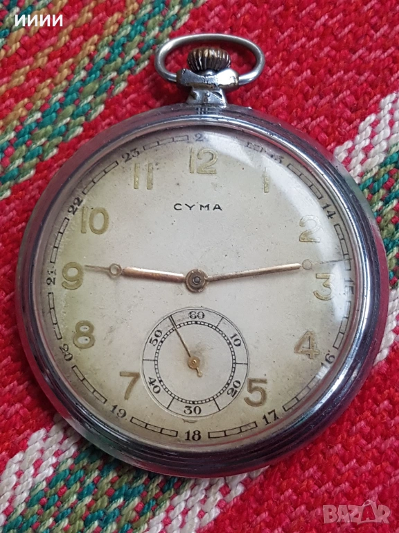 Швейцарски джобен часовник , снимка 1