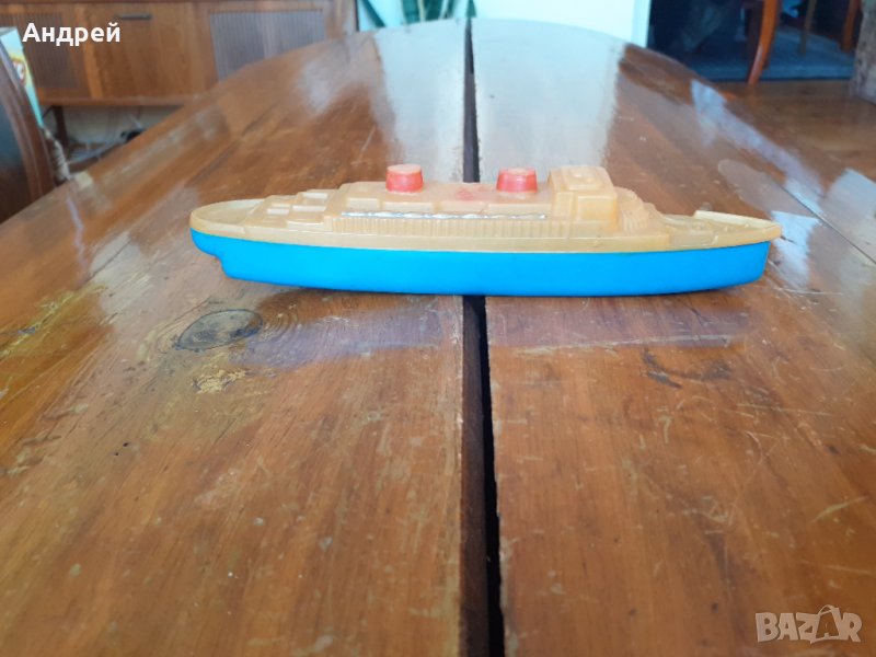 Стара играчка кораб,корабче #2, снимка 1