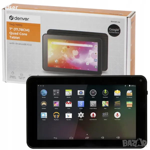 Denver таблет Нов четириядрен android quad core, снимка 1