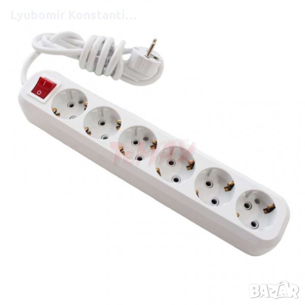 СЪЕДИНИТЕЛ 6 ГНЕЗДА С КЛЮЧ С 2М КАБЕЛ, снимка 1