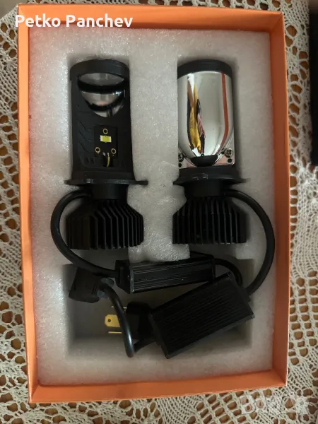 Крушки H4 чисто нови с лупи, снимка 1