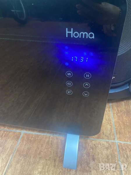 Конвекторна печка homa стъкло, снимка 1