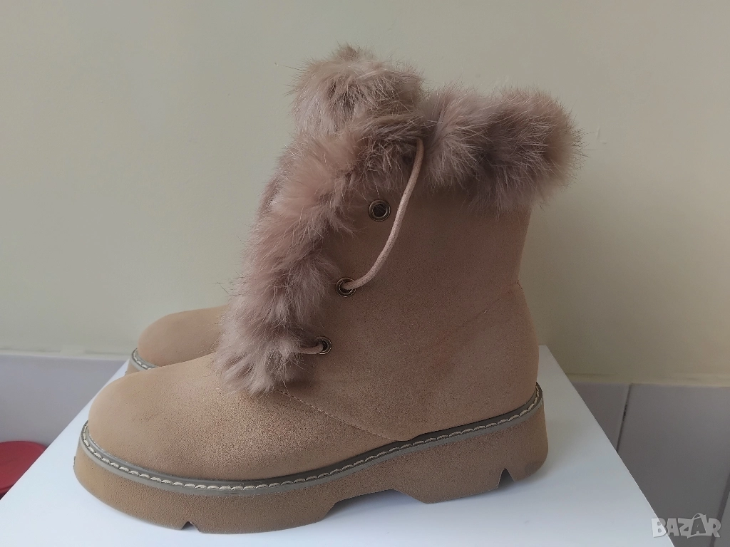 Зимни дамски боти - НОВИ, 39 номер, снимка 1