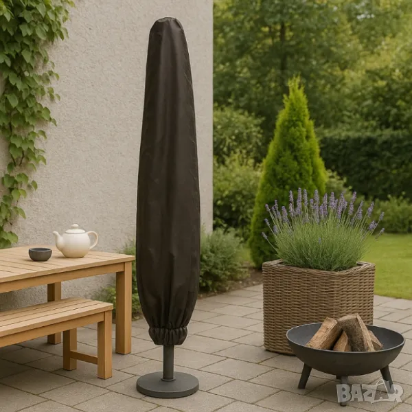 Защитно покривало за градински чадър - против дъжд и UV, снимка 1