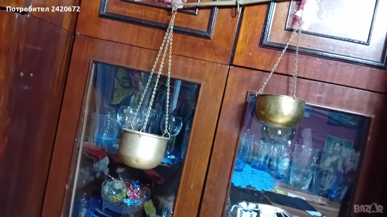 месингов  кантар везна, снимка 1