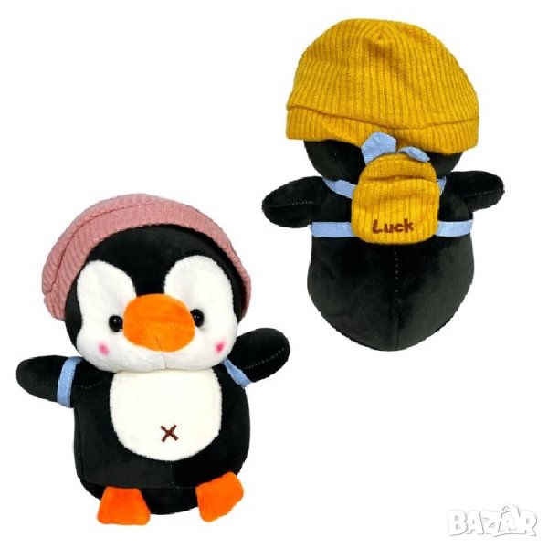 Плюшена играчка Пингвин с раничка , снимка 1