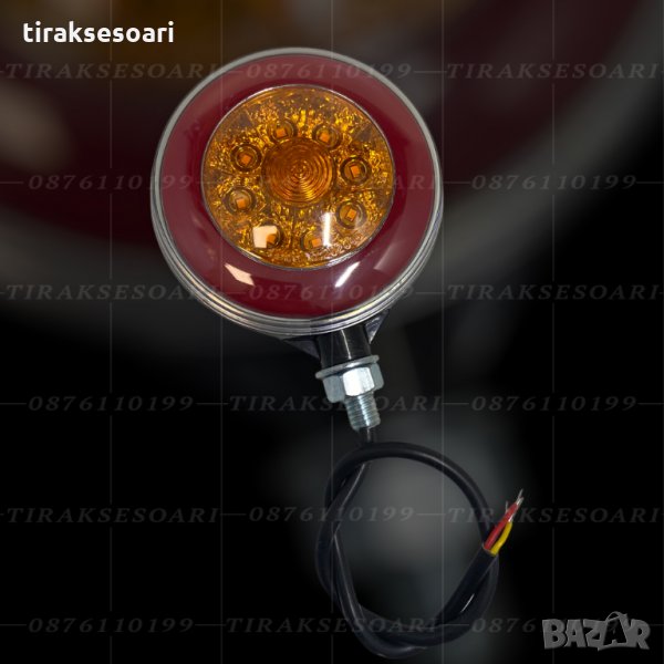 1 бр. Габарити за огледало Обеци за огледало Неон Gabariti za kamion, снимка 1