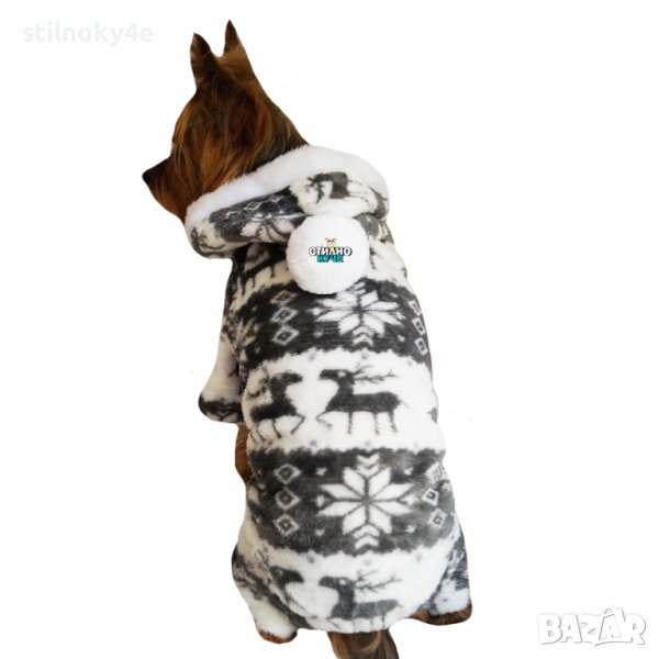 Кучешки Коледни дрехи Коледни дрехи за куче Кучешка Коледна дреха Дебела дреха за куче , снимка 1