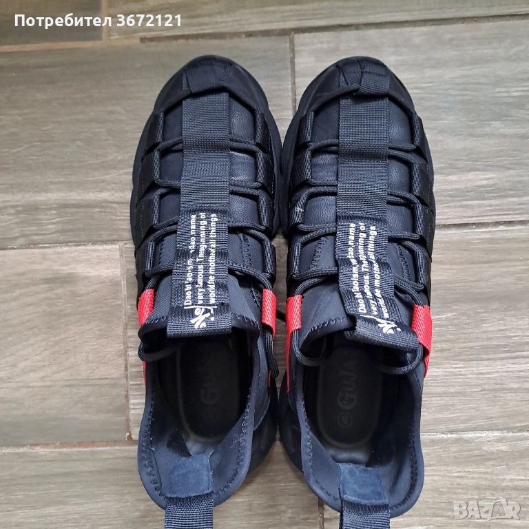 Кецове "Guja Tao Sneakers Black" , снимка 1