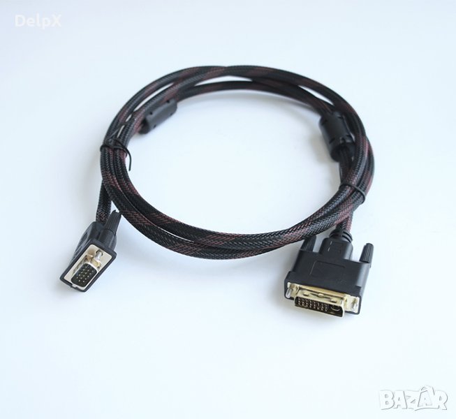 Кабел VGA(м)/DVI 29pin(м) 1,5m, снимка 1