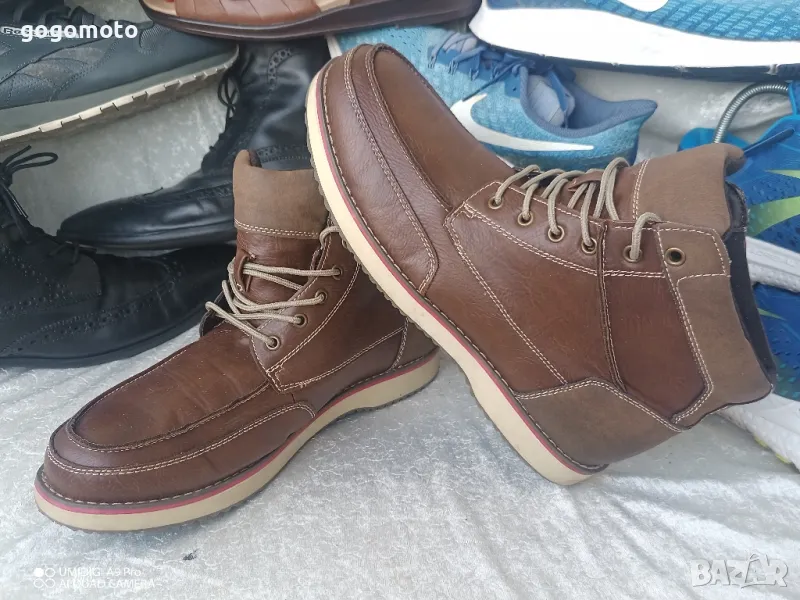 боти МЪЖКИ зимни, КАТО НОВИ боти SANOMA, N- 44 - 45, снимка 1