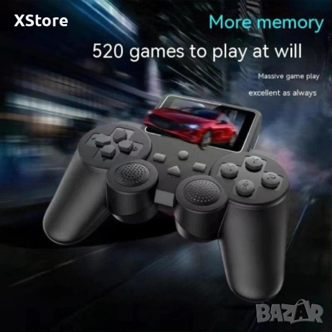 Ретро игрова конзола с 2.4-инчов дисплей и 520 вградени игри, снимка 5 - Други игри и конзоли - 52461132