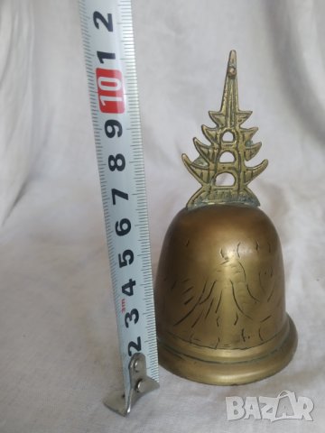 месингова камбанка, снимка 3 - Антикварни и старинни предмети - 35005645