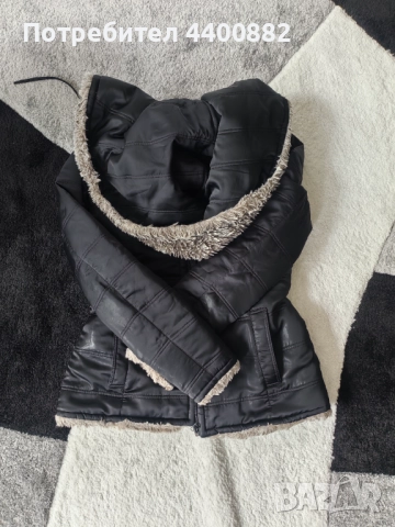 Дамско зимно яке с пух от Чинчила., снимка 2 - Якета - 52051537