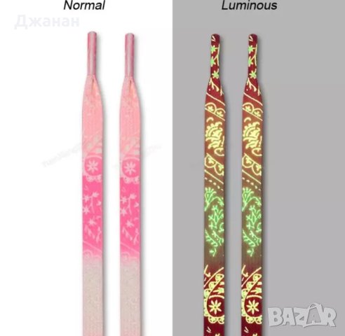 Връзки за обувки/маратонки светещи, снимка 10 - Други - 42528307