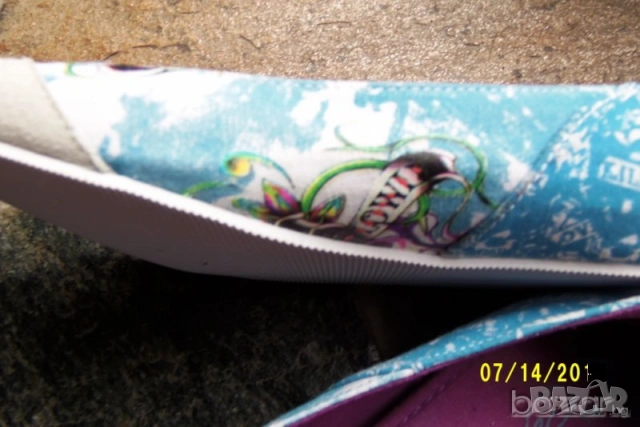 Ed Hardy оригинален сет чанта и обувки, снимка 9 - Дамски ежедневни обувки - 54350701