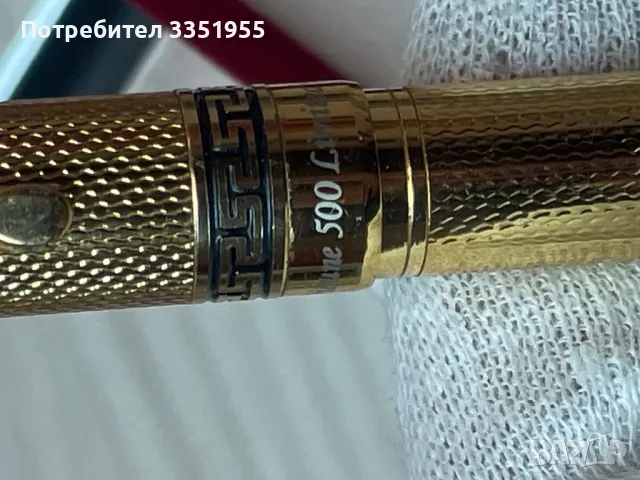Луксозна златна писалка 18к, снимка 6 - Колекции - 48957229